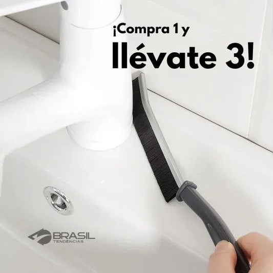 Cepillo de Limpieza Multiusos para Esquinas y Rendijas [¡Compra 1 y llévate 3!]